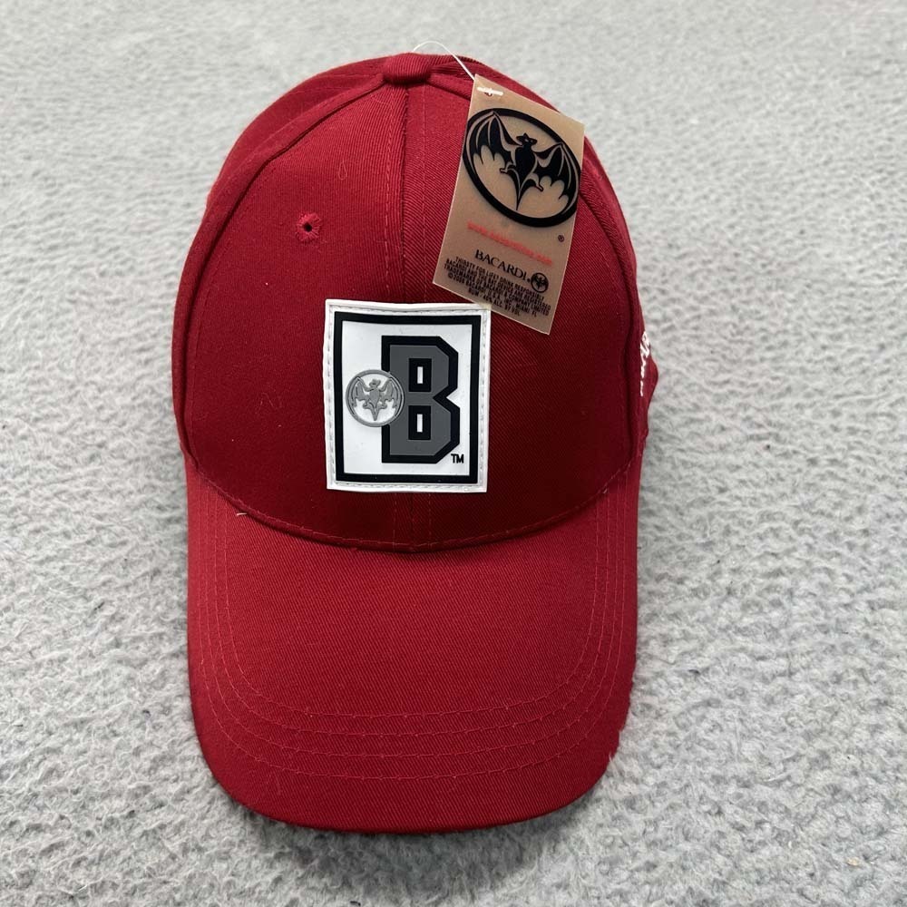 Bacardi Rum Whiskey Hat Cap Mens One Size Strapback Spirits Cocktail NWT